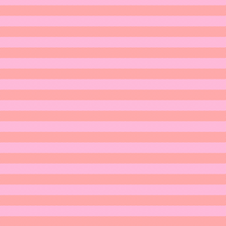 Horizontal Two Tone Stripe in Begonia