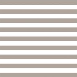 Horizontal Candy Stripe in Taupe