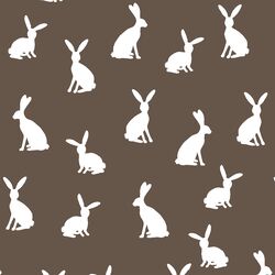 Cottontail Silhouette in Timber