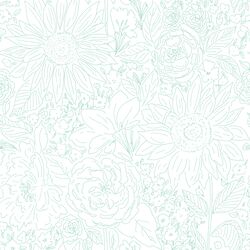Paperie in Retro Green on White