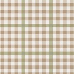 Fauna Gingham in Light Olive