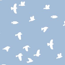 Flock Silhouette in Water
