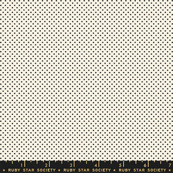 Mini Dots in Black on Natural