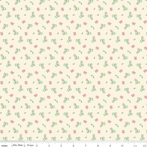 Floret in Vintage White