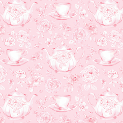 Garden Tea Party in Rose Pink