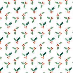 Holly Jolly in Frost White