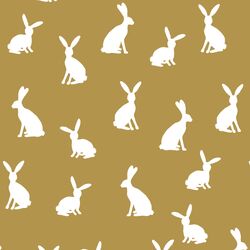 Cottontail Silhouette in Marigold