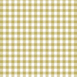 Small Buffalo Plaid in Brass