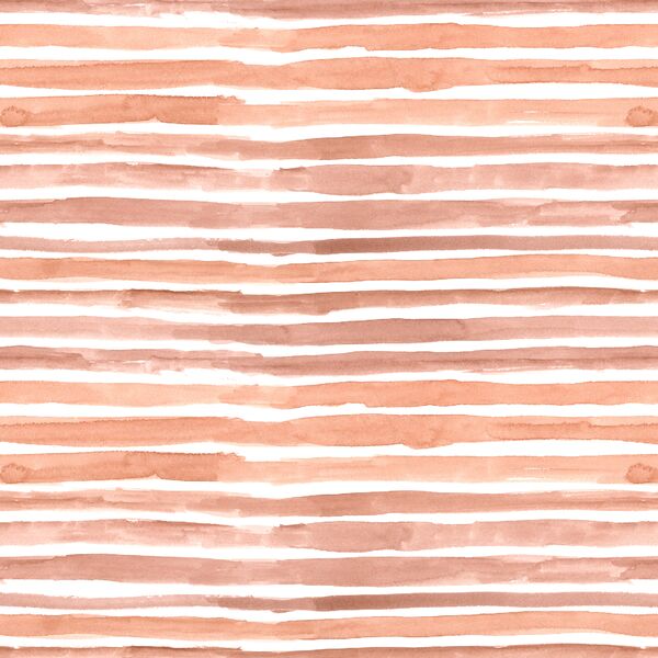 Watercolor Wash Stripe in Blush