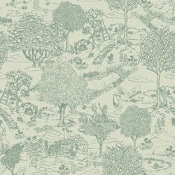 Playground Toile in Soft Green