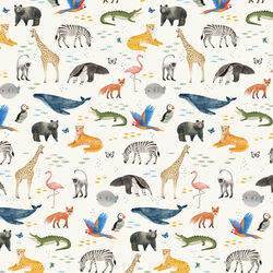 Animals in Light Cream