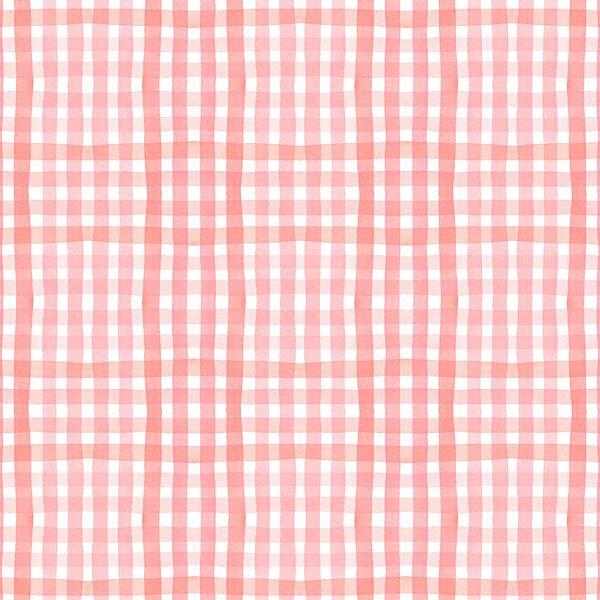 Picnic Gingham in Strawberry