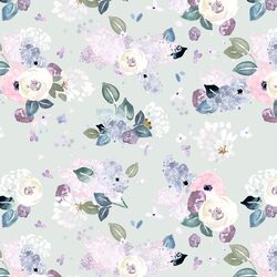 French Lilacs in Soft Mint