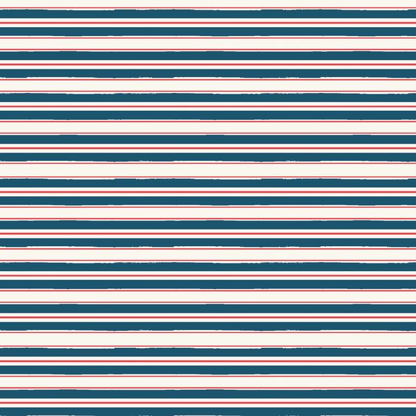 Summer Stripe in Corsair Blue