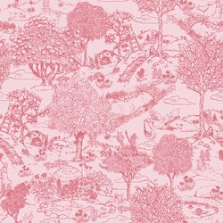 Playground Toile in Camellia Pink