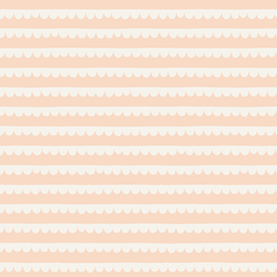 Scalloped Stripes in Ballet Pink