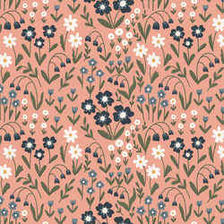 Spring Floral in Deep Blush