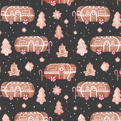 Gingerbread Campers in Onyx