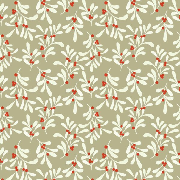 Playful Holly in Sprig Green