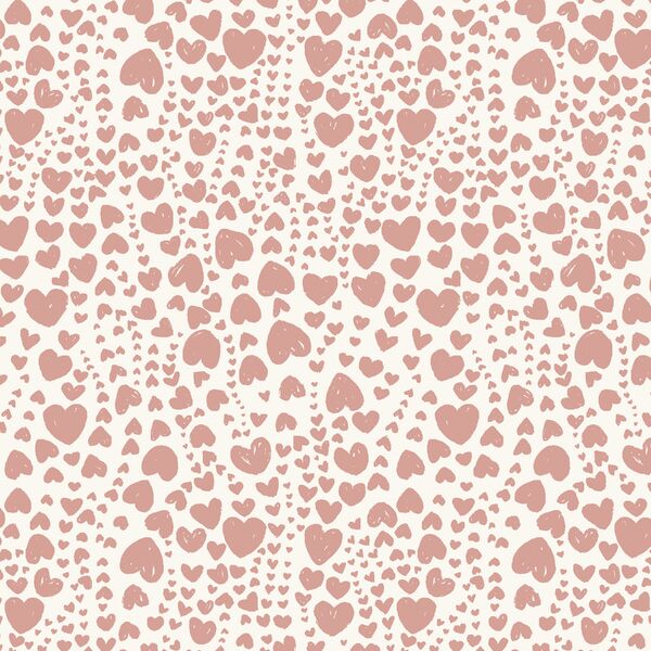 Heart Bubbles in Prehistoric Pink