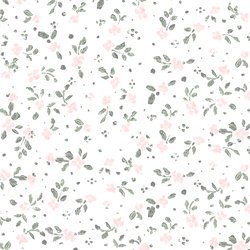 Ditsy Floral in Brittany Pink