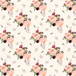Small Woodland Trail Bouquet in Soft Ivory