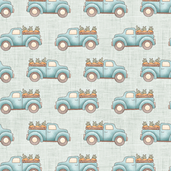 Farm Trucks in Aqua