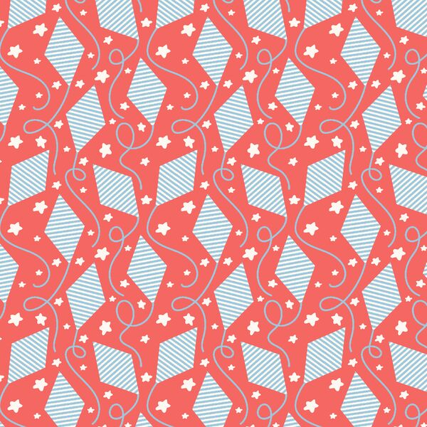 Kites in Cherry Red