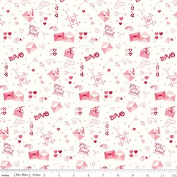 Postmarked in Love Off White