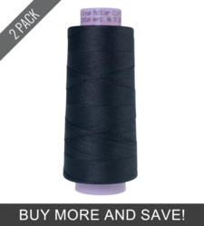 Mole Gray (9150-0348) - Silk Finish Cotton 50wt - 2000 Yards (2 Pack)