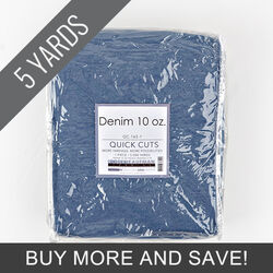 Indigo Denim 10 Oz - 5 Yard Quick Cut