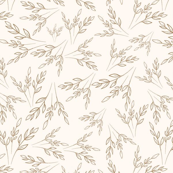 Flowing Branches in Cream