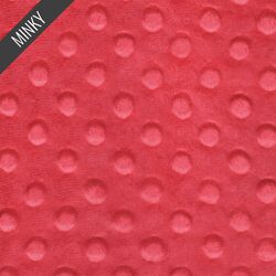 Minky Dimple Dot in Passion