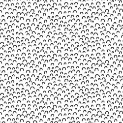 Doodle in Onyx on White
