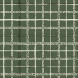 Textured Tartan in Harvest Green