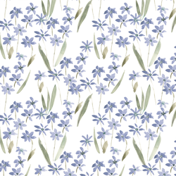 Forest Blooms in Periwinkle