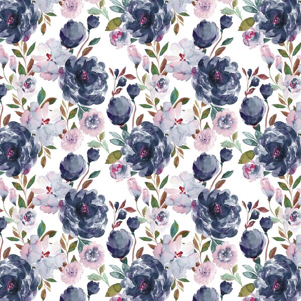 Little Peonies in Midnight
