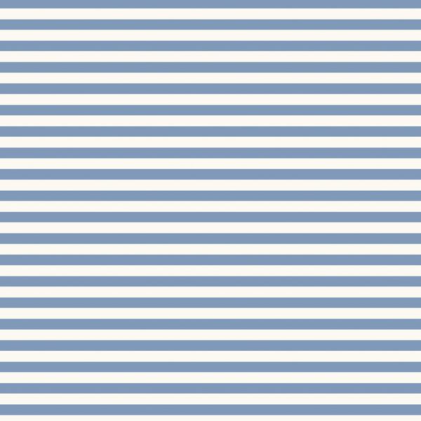 Spring Stripe in Bluebell