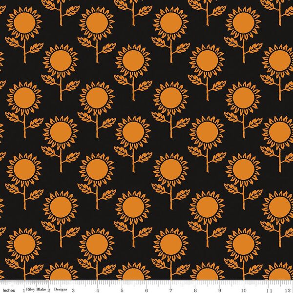 Fall Fields in Black