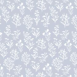 Meadow Flowers in Crystal Blue