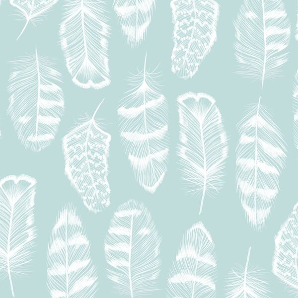 Plume in Glacier Blue