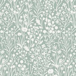 Floral Silhouette in Vine