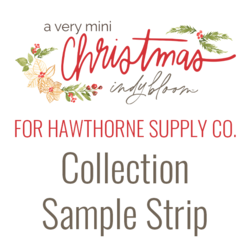 A Very Mini Christmas Sample Strip