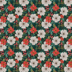 Poinsettias in Deep Forest