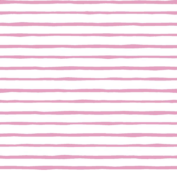 Artisan Stripe in Begonia on White