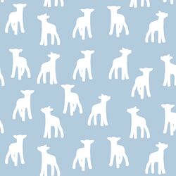 Lamb Silhouette in Sky
