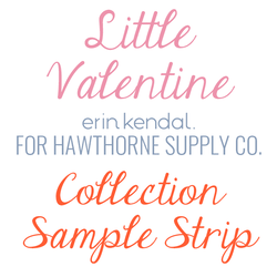 Little Valentine Sample Strip