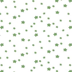 Star Light in Pistachio on White