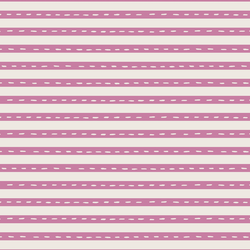 Stripe in Raspberry on Warm White