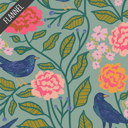 Blackbird Flannel in Aviary
